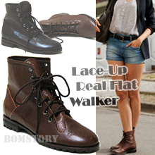 3070 Lace-up real walker boots