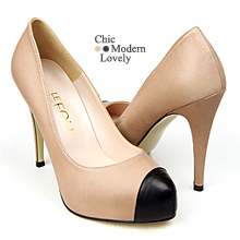 4337 various leather platform heels